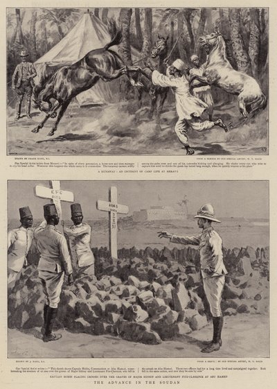 Az előrenyomulás a Szudánban alkotó: Frank Dadd